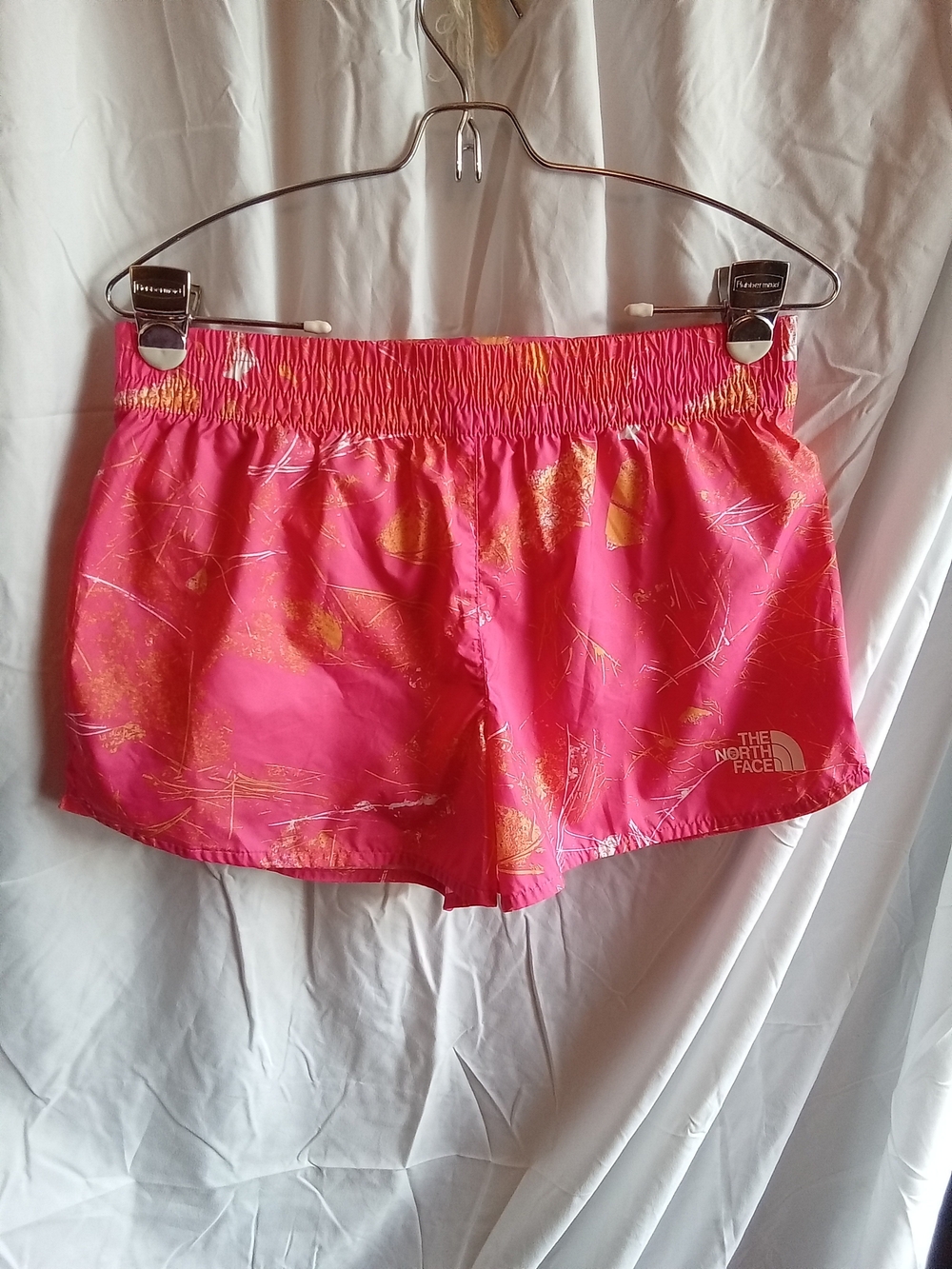 The North Face Women's Pink Elastic-Waist Athletic Shorts SP